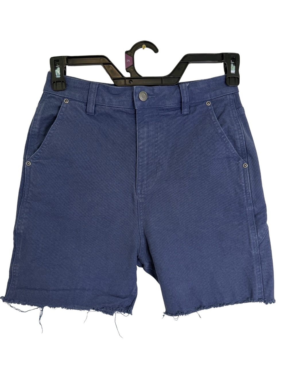 3/$20 Stoic Blue Frayed-Hem Women's Cutoff Jean Shorts Size 4